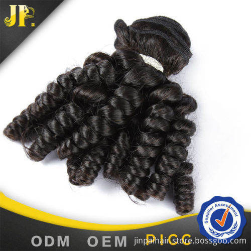 JP raw unprocessed long lasting dyeable unprocessed baby curl peruvian hair raw